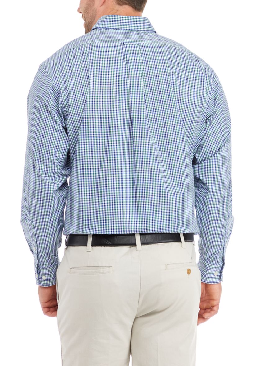 Mens Tall All Over Stretch Dress Shirt