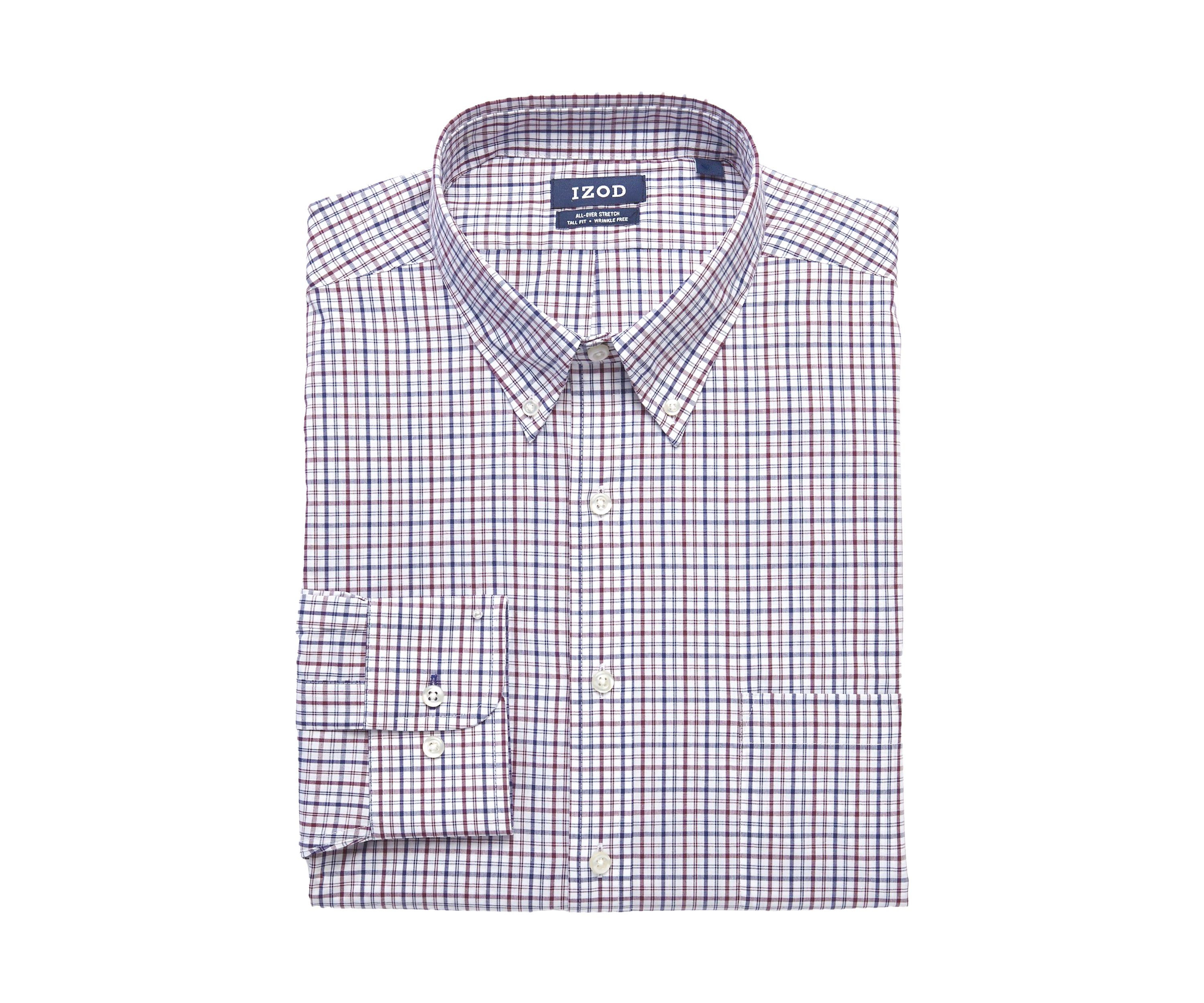 Mens Tall All Over Stretch Dress Shirt
