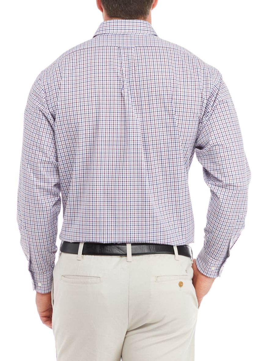 Mens Tall All Over Stretch Dress Shirt