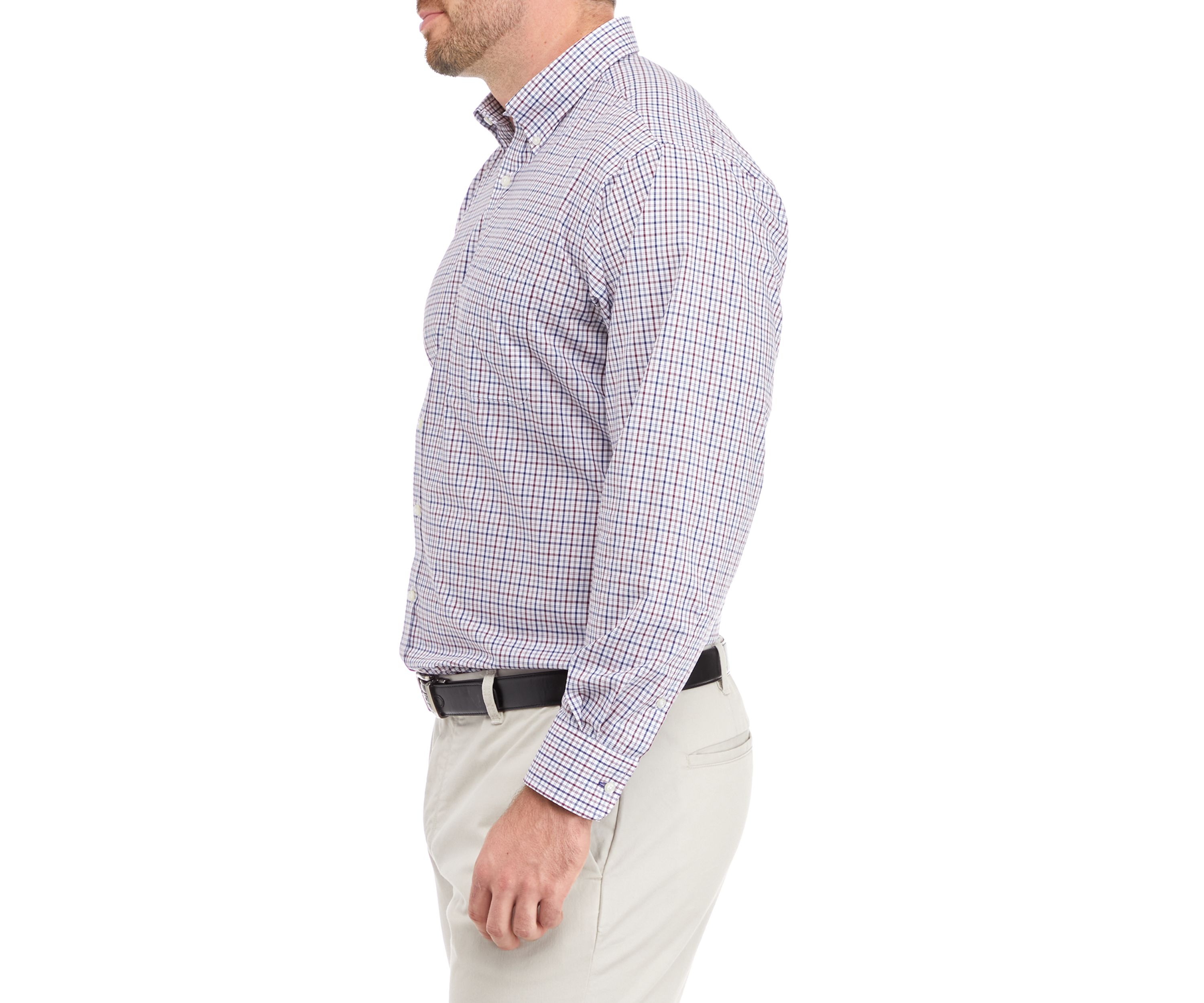 Mens Tall All Over Stretch Dress Shirt