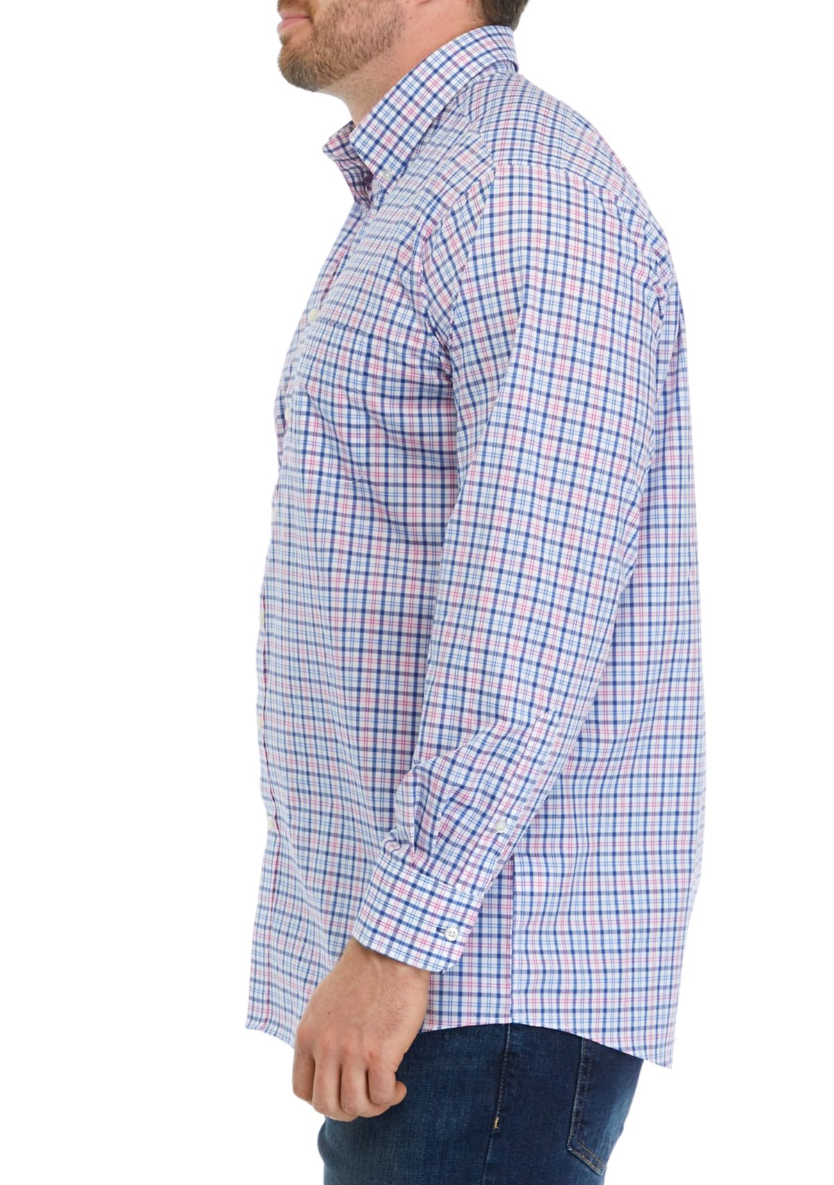 Big & Tall Tall All Over Stretch Shirt