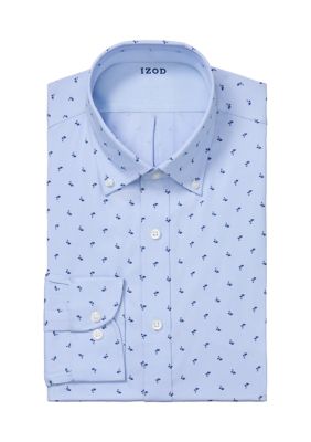 blue dress for baby girl IZOD Mens Performance Comfort Gingham Long Sleeve Shirt – ShopCGX main image 0