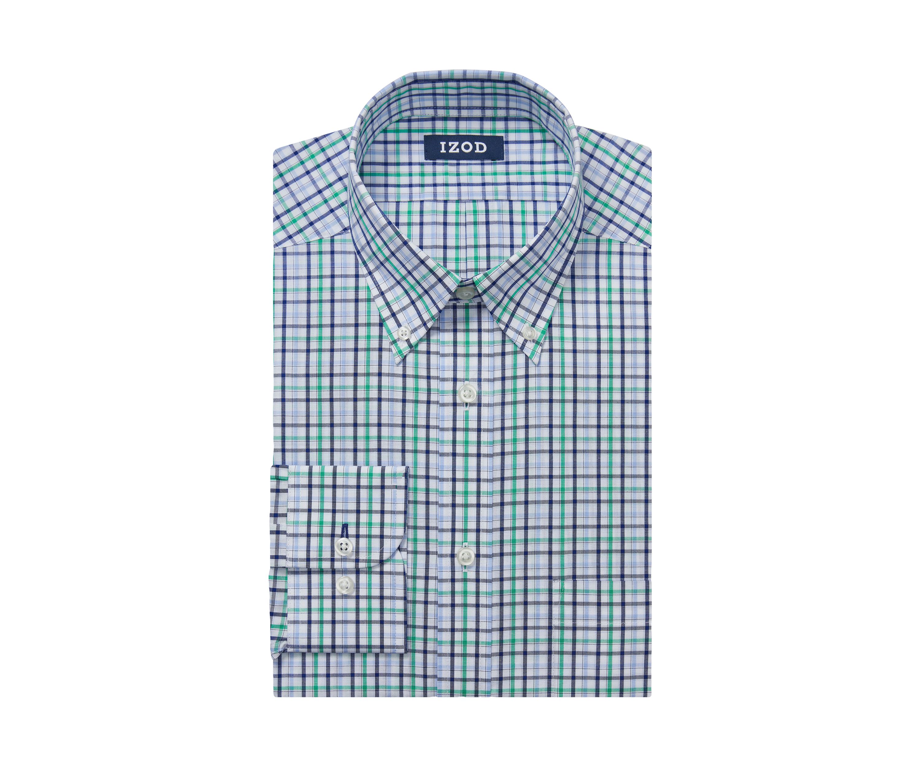 Regular Fit Allover Printed Stretch Dress Shirt