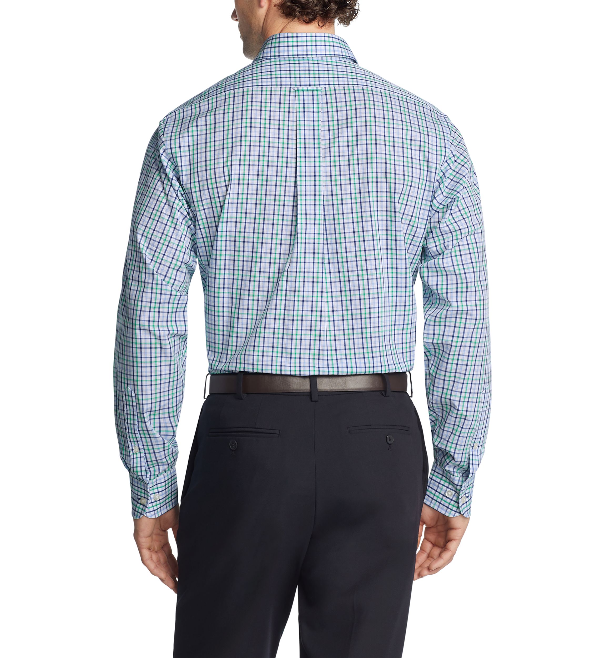 Regular Fit Allover Printed Stretch Dress Shirt