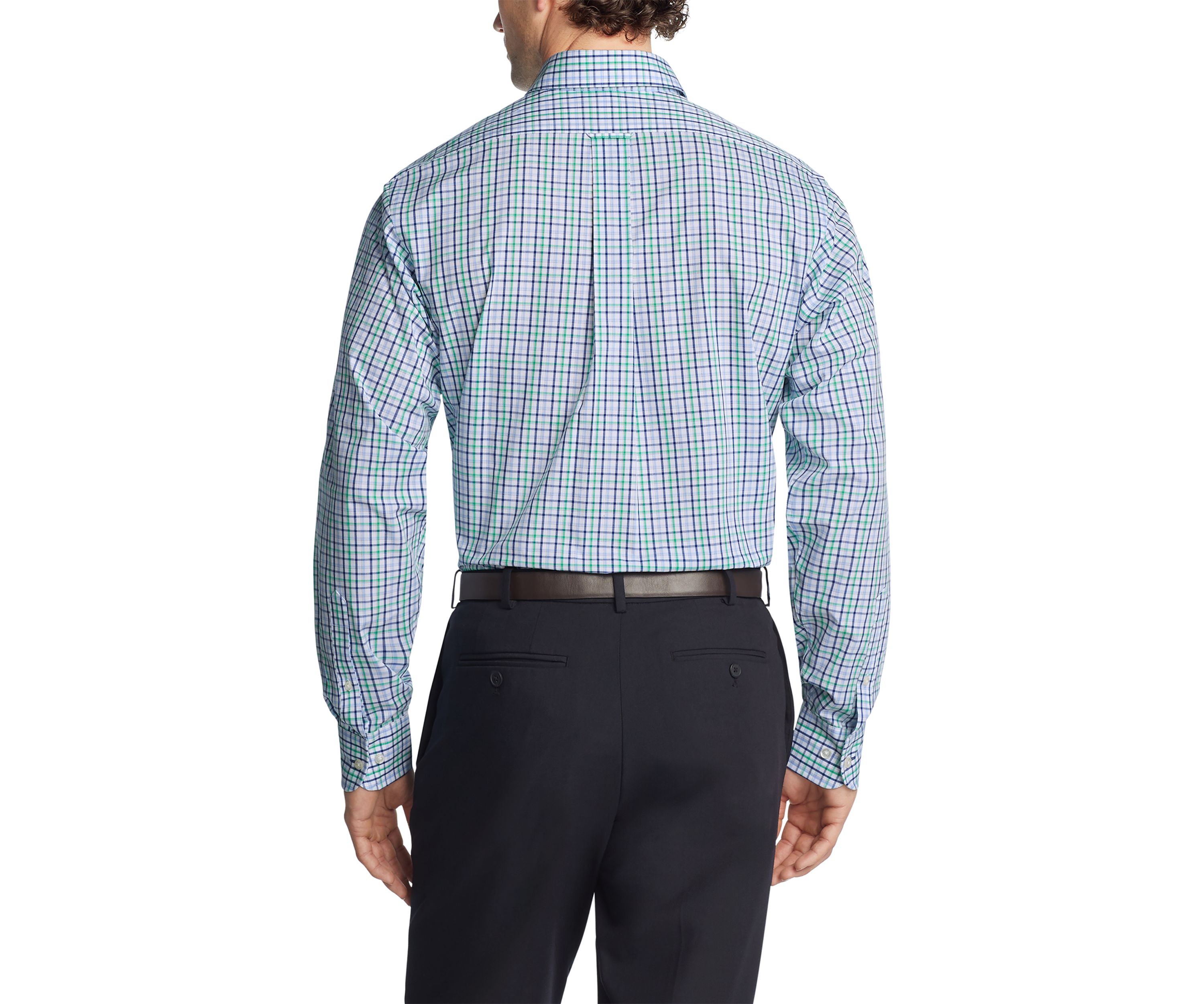 Regular Fit Allover Printed Stretch Dress Shirt