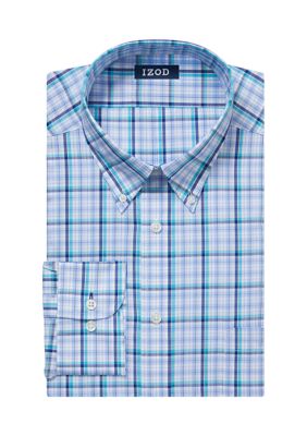 Checkered Button Up Dress Shirt