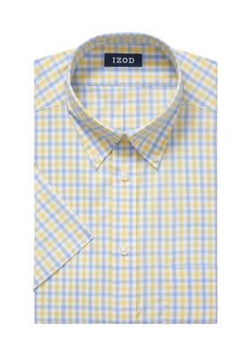 izod yellow dress shirt IZOD Big & Tall Solid Dress Shirt