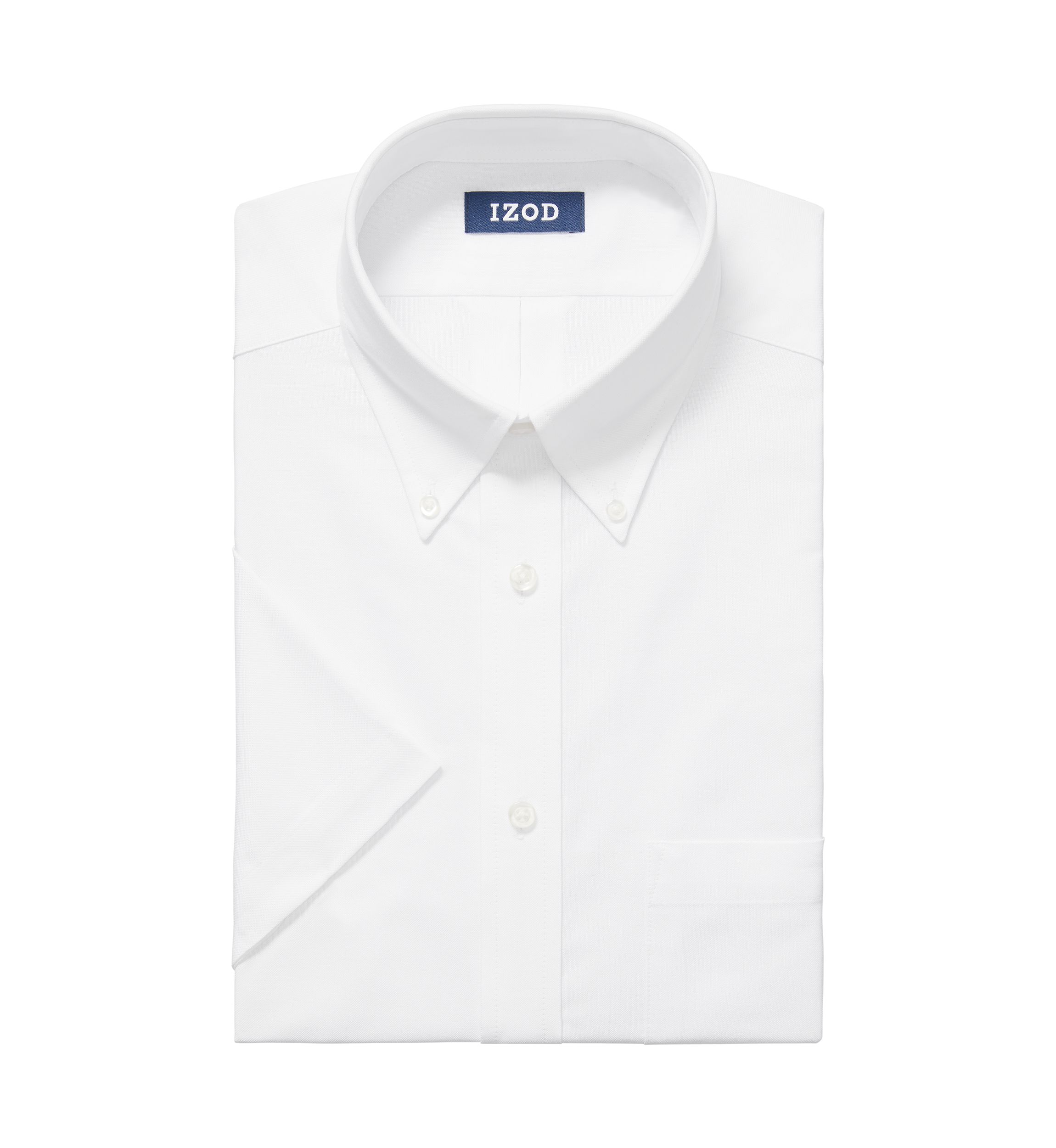 Mens Regular Fit All Over Stretch Short Sleeve Dress Shirt