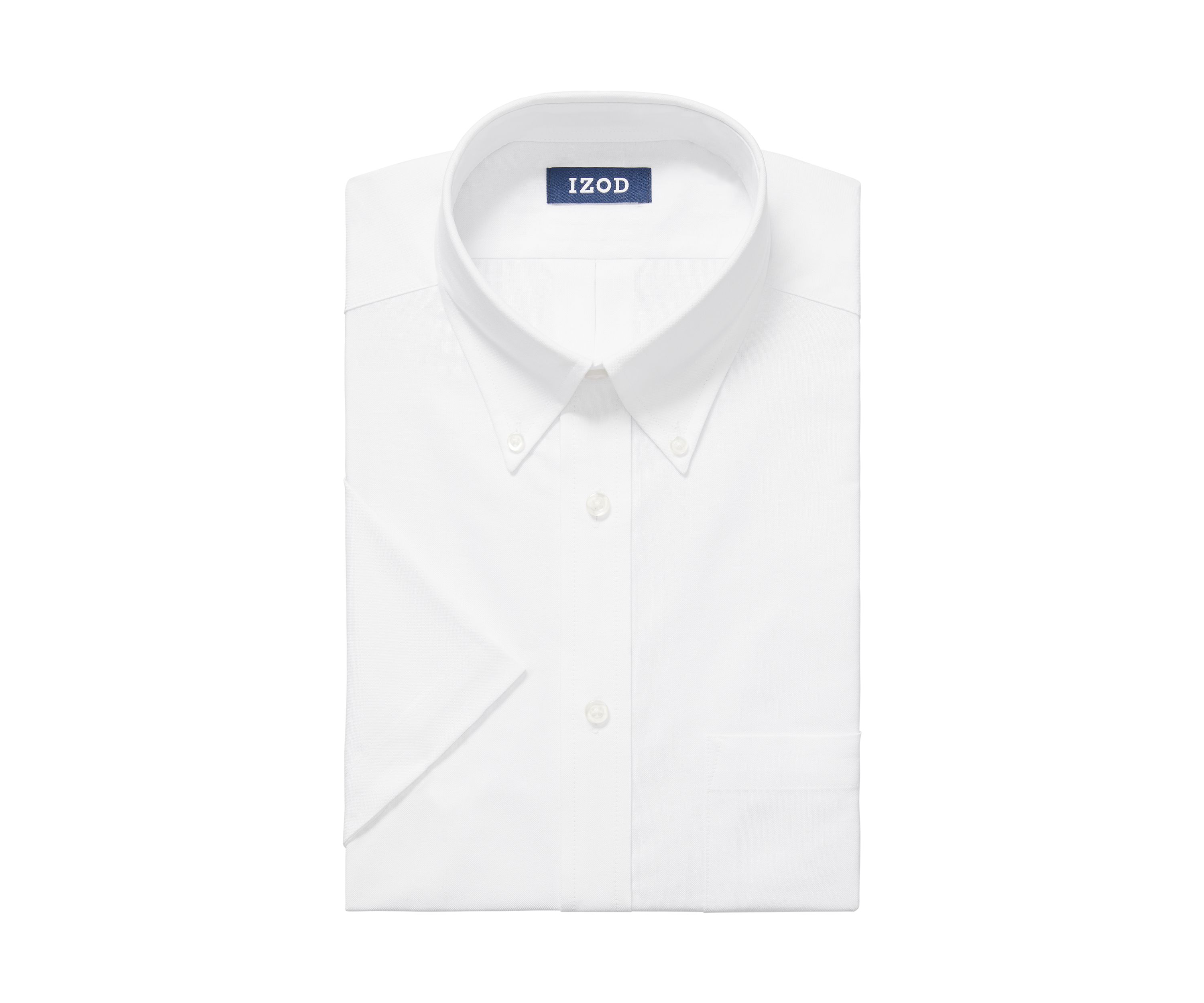 Mens Regular Fit All Over Stretch Short Sleeve Dress Shirt