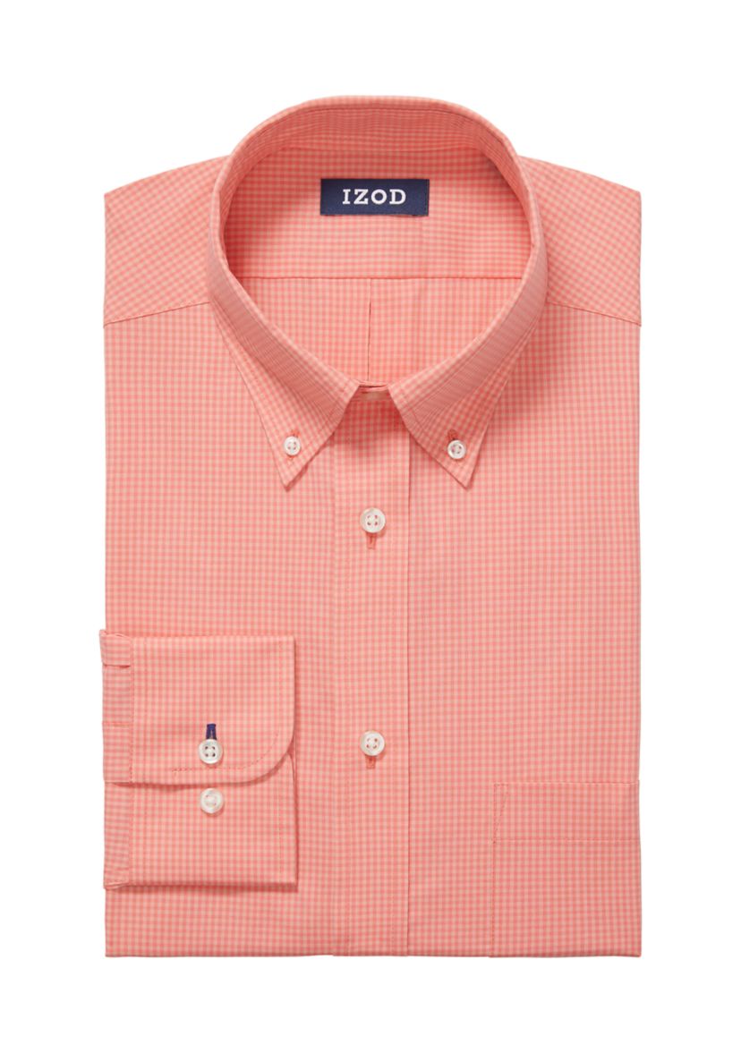 IZOD Big & Tall Allover Stretch Dress Shirt | Belk