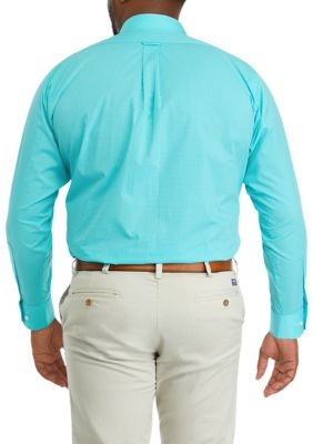 Men's Tall Allover Stretch Gingham Dress Shirt