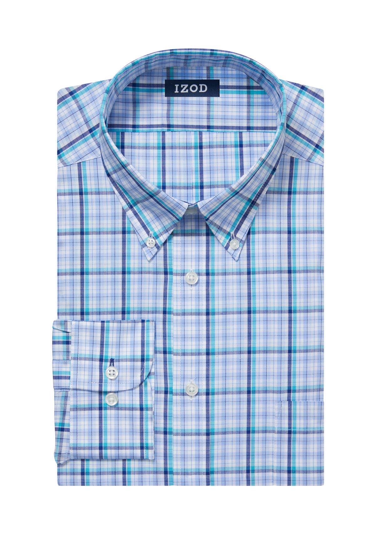 Mens Tall Plaid Regular Fit Shirt