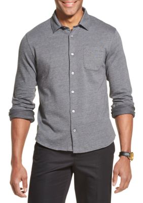 Van Heusen Never Tuck Slim Fit Button Up Shirt | belk