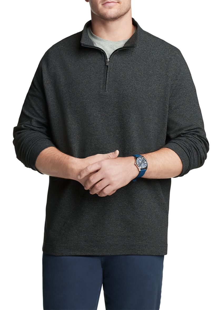 Big & Tall Big and Tall Quarter Zip Pullover