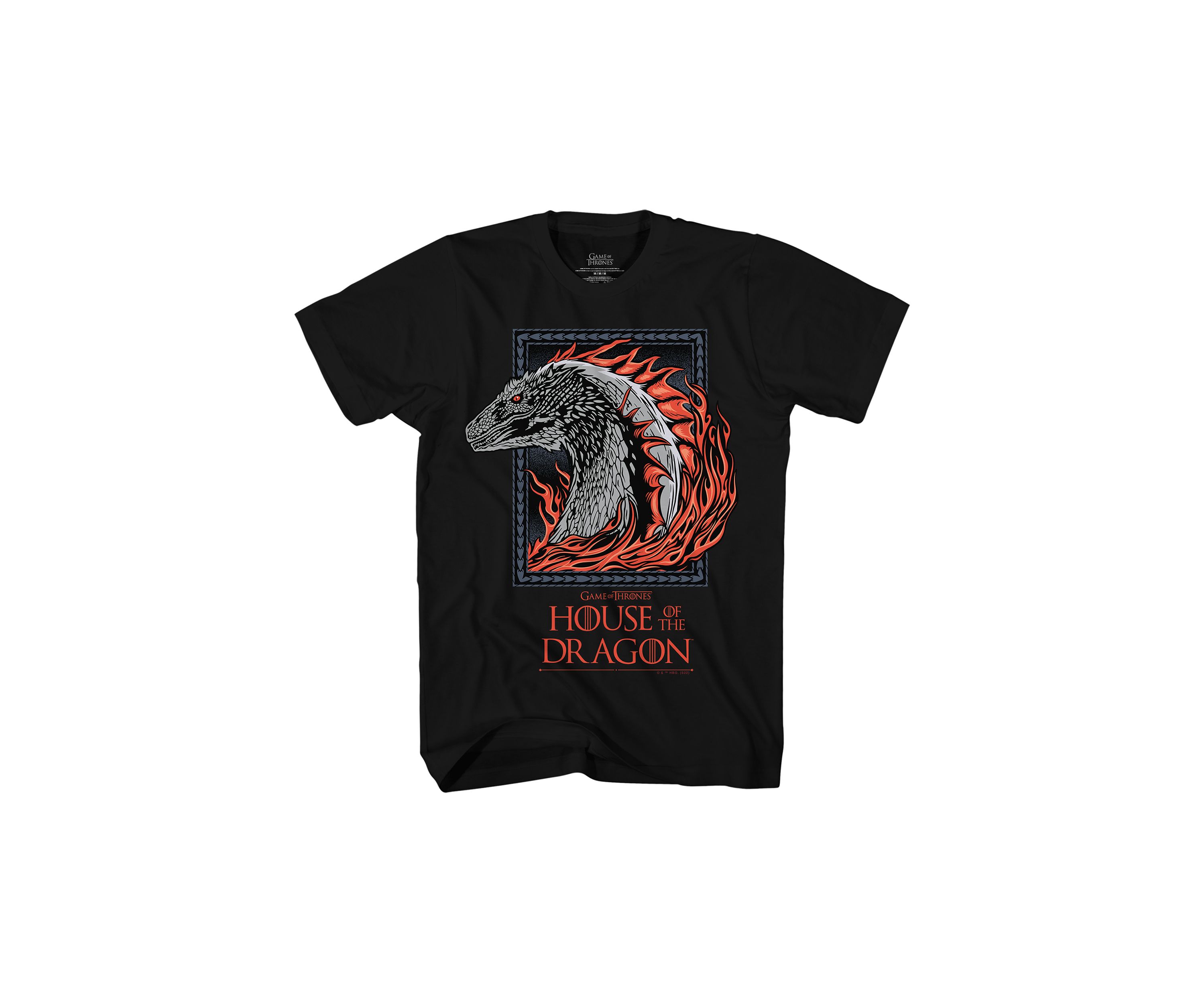 Big & Tall Dragon Badge Graphic T-Shirt