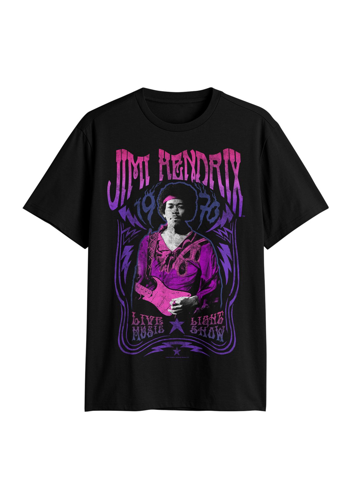 Big & Tall Short Sleeve Jimi Hendrix Daze Graphic T-Shirt