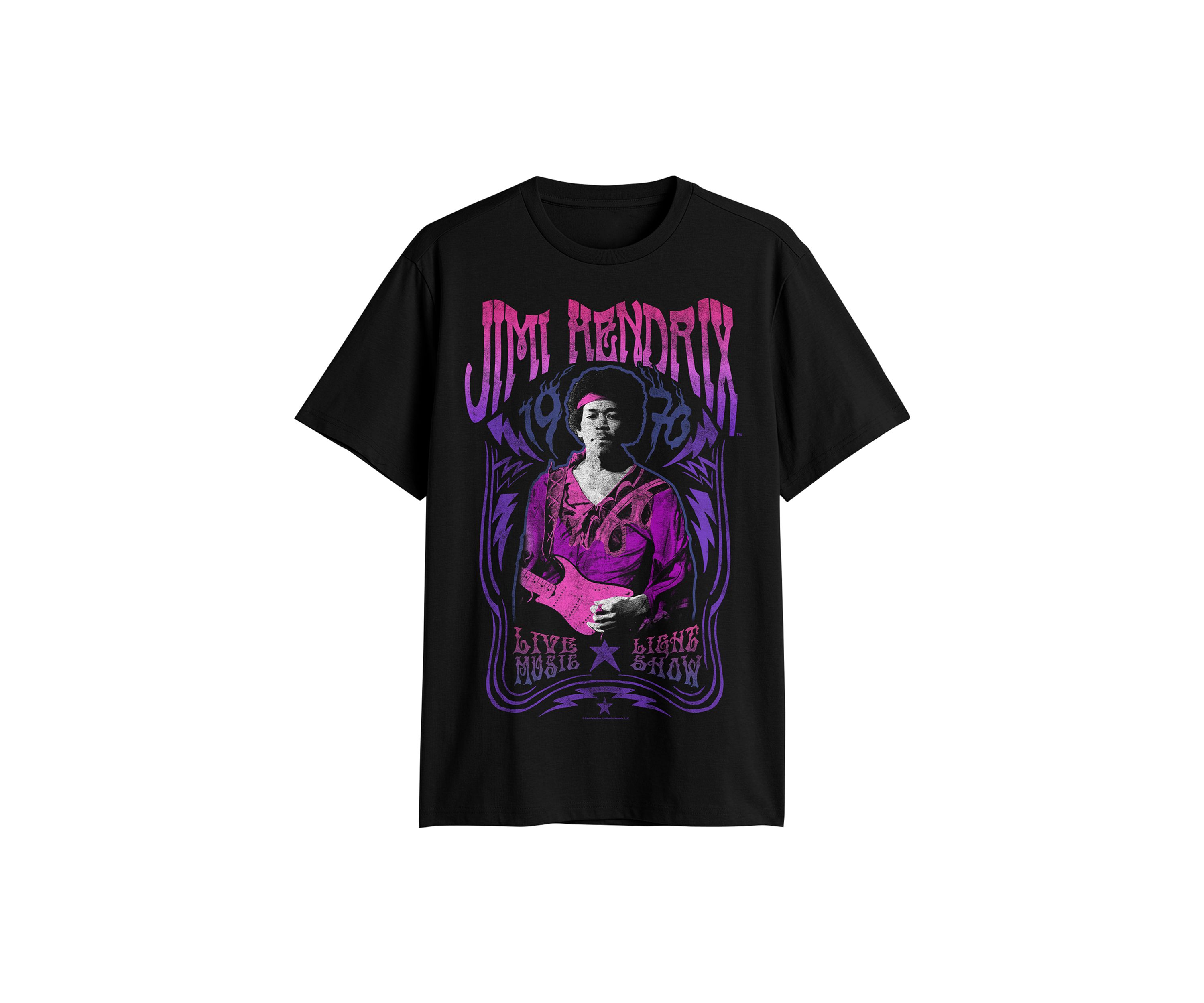 Big & Tall Short Sleeve Jimi Hendrix Daze Graphic T-Shirt