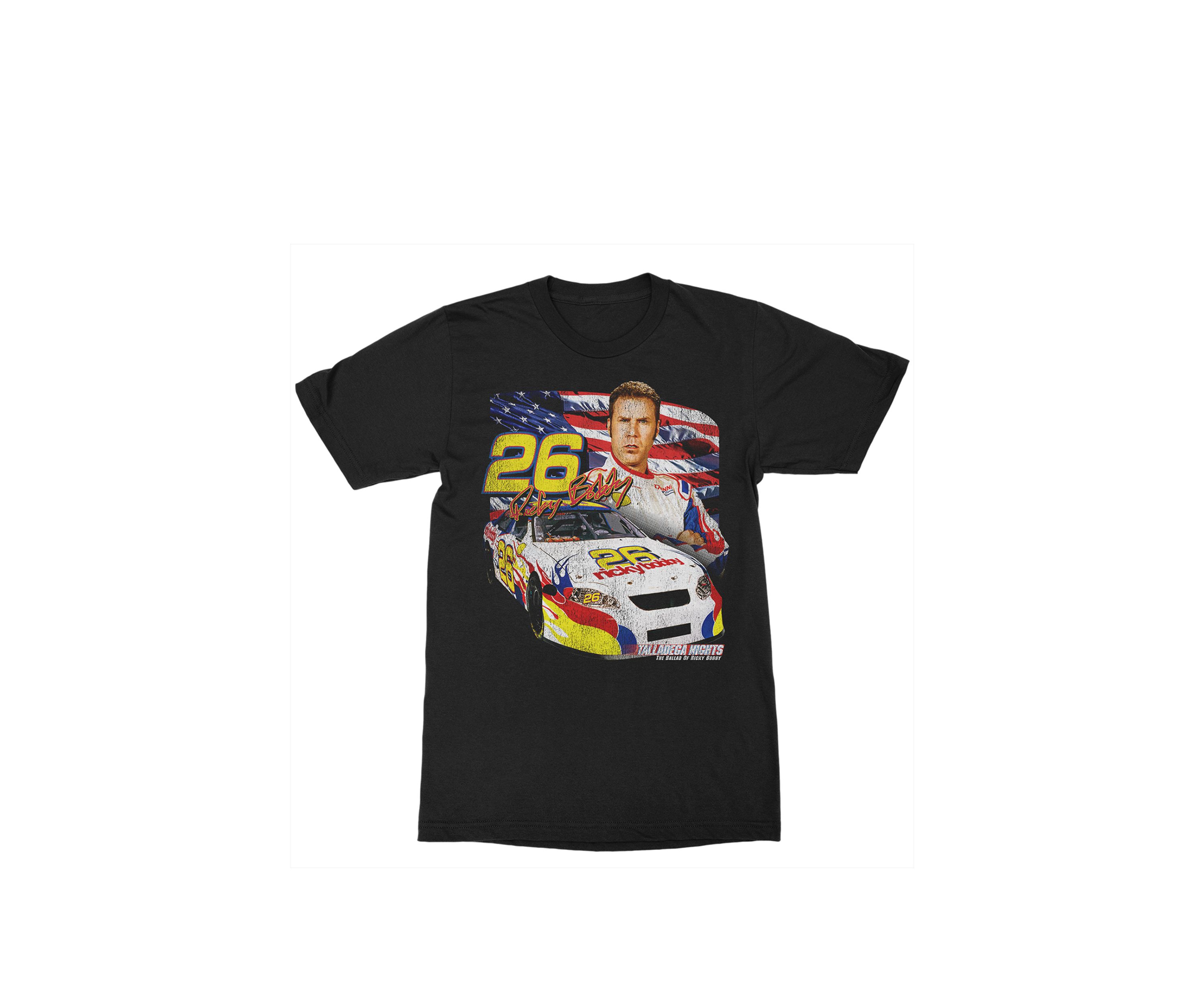 Short Sleeve Ricky Bobby Graphic T-Shirt