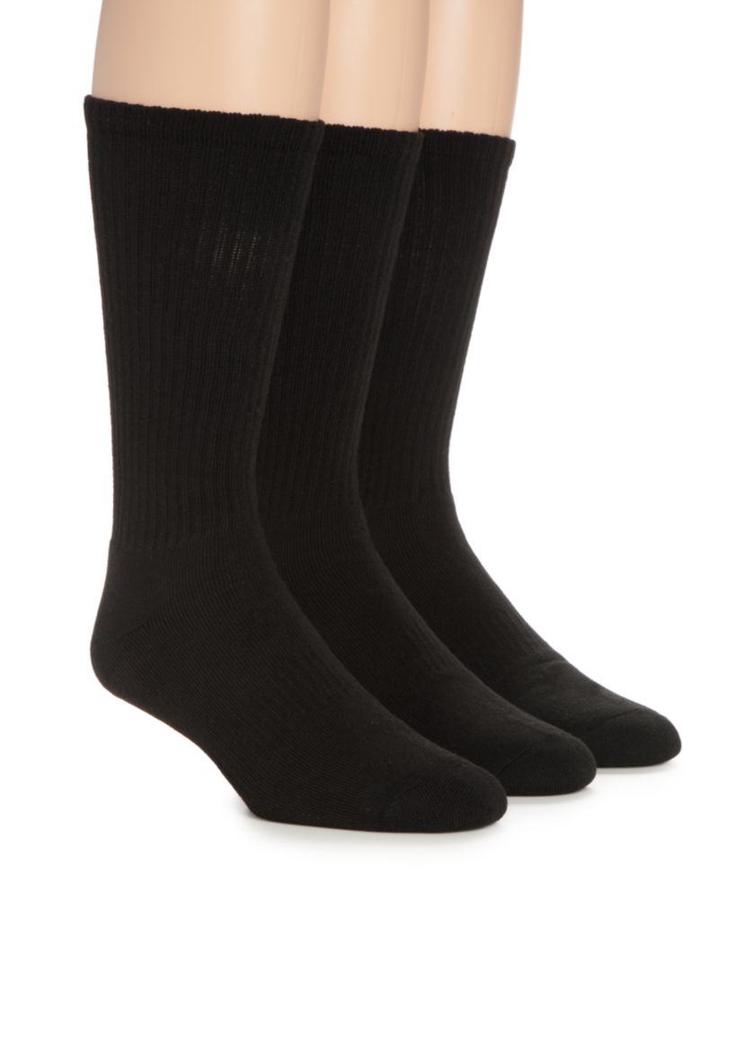 3-Pack Athletic Crew Socks