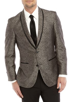 Madison Men's Black and Gray Textured Dinner Jacket | belk