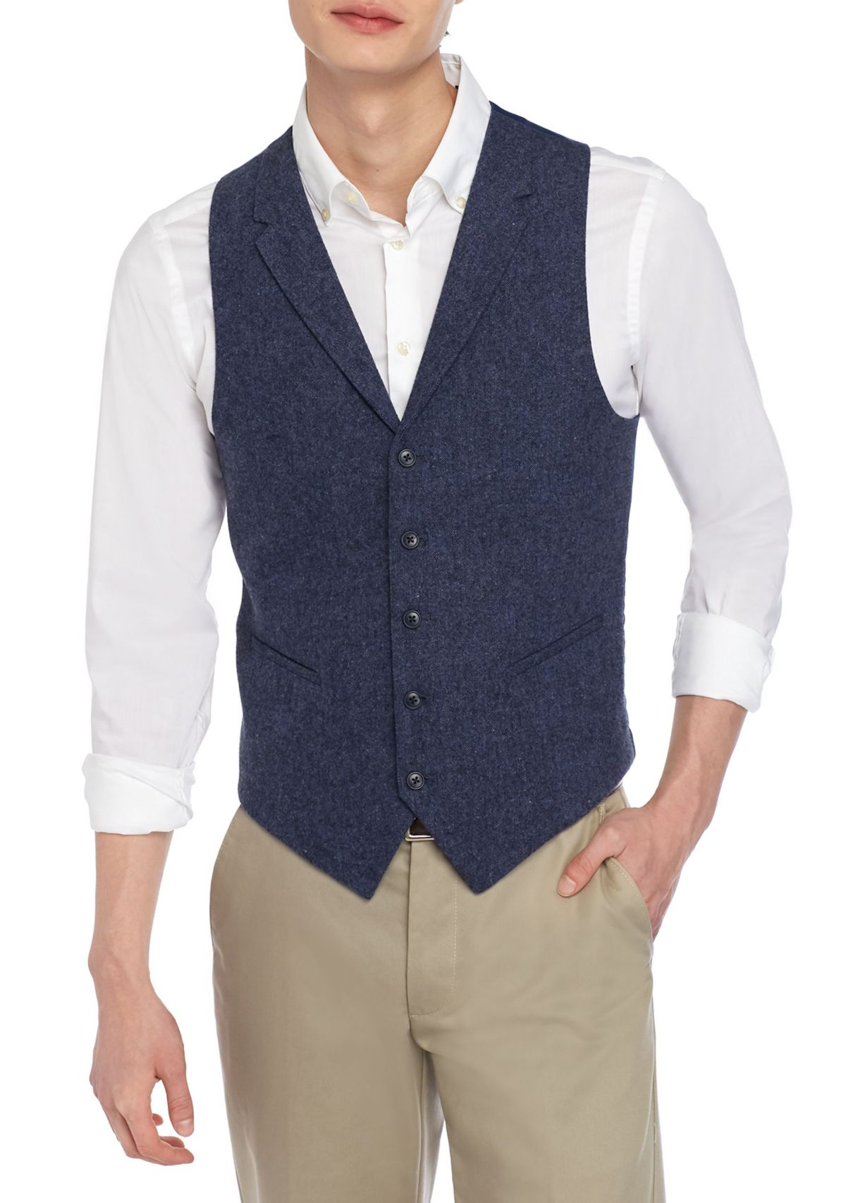 Blue Donegal Vest 