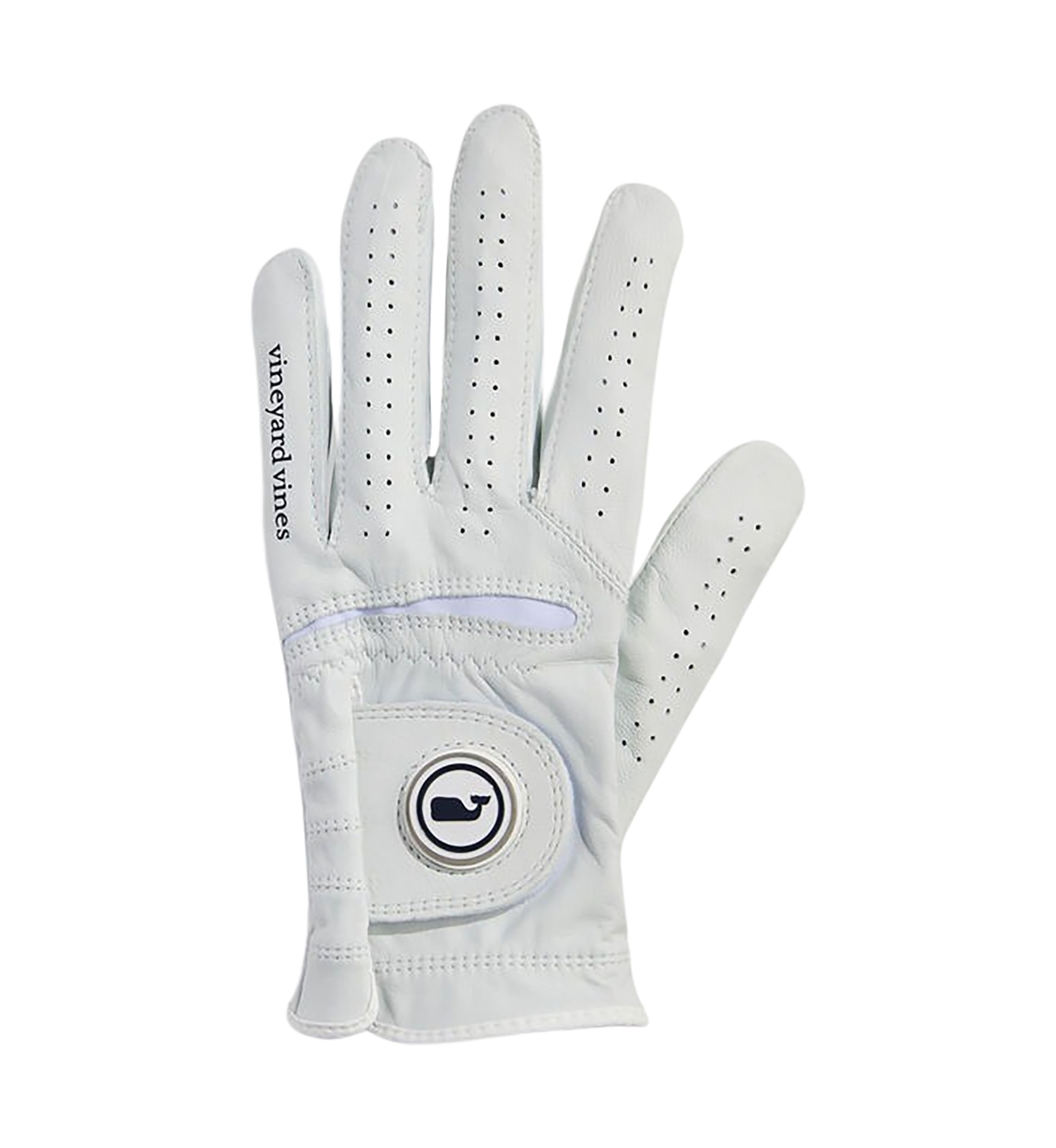 Leather Whale Dot Golf Glove Left Hand