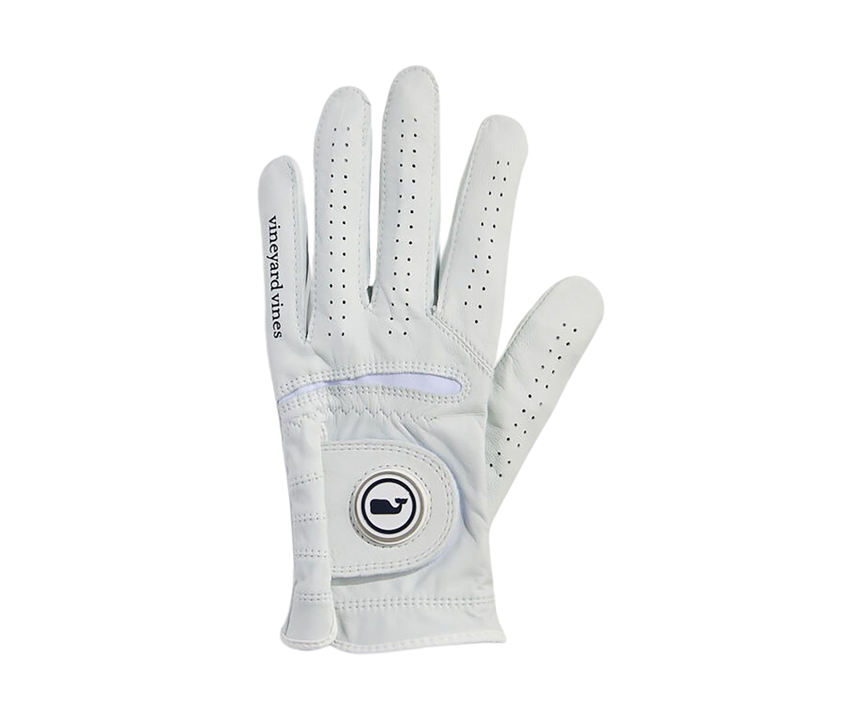 Leather Whale Dot Golf Glove Left Hand