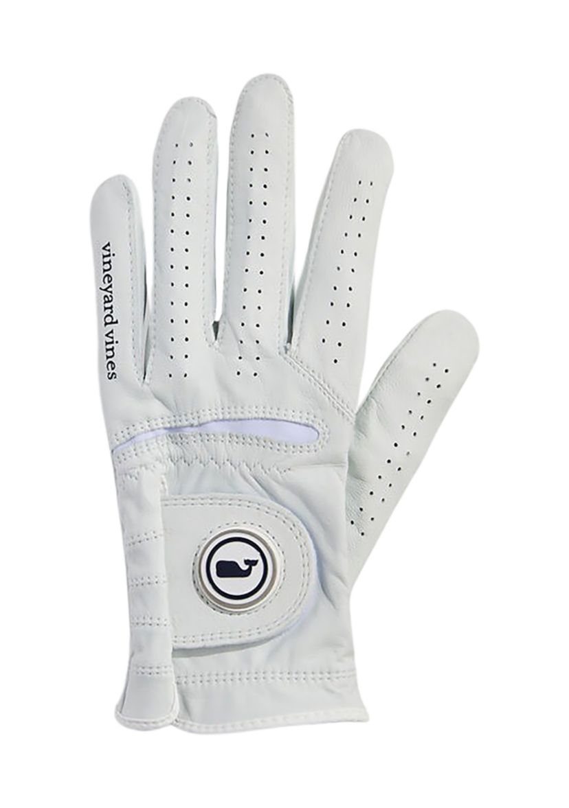 Leather Whale Dot Golf Glove Left Hand
