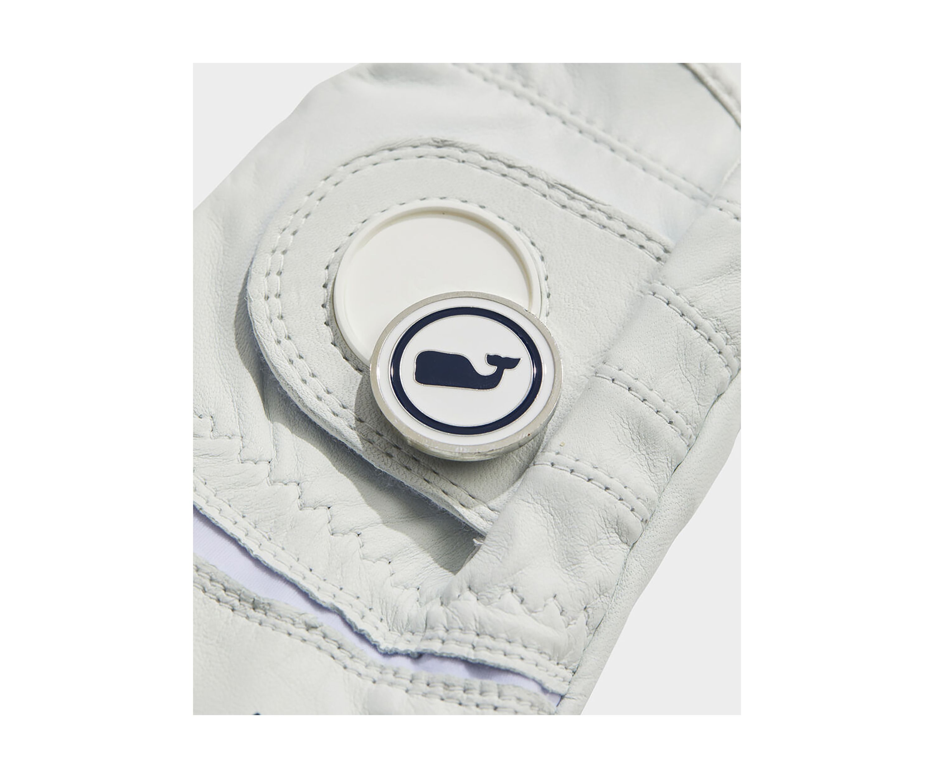 Leather Whale Dot Golf Glove Left Hand