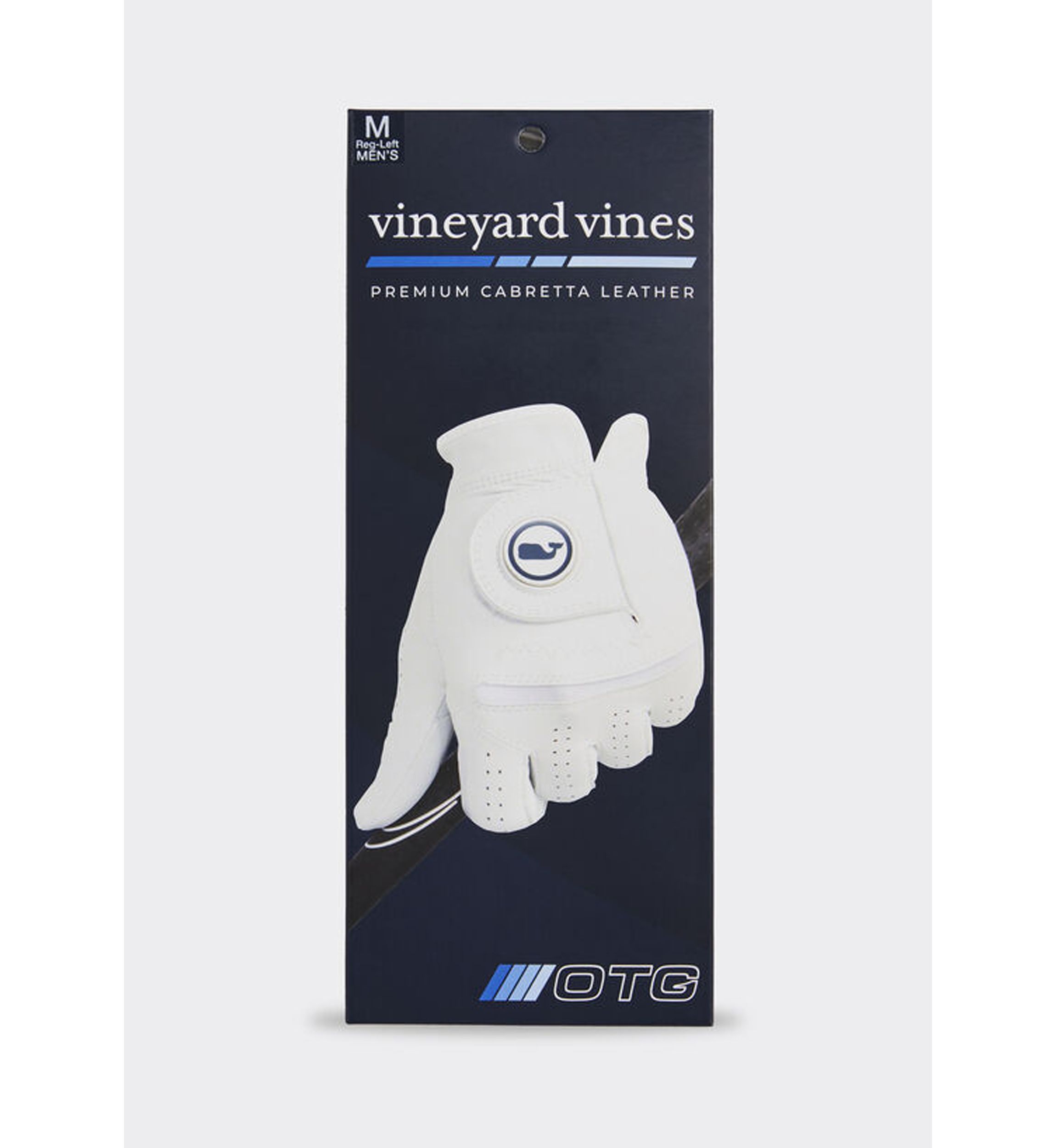 Leather Whale Dot Golf Glove Left Hand
