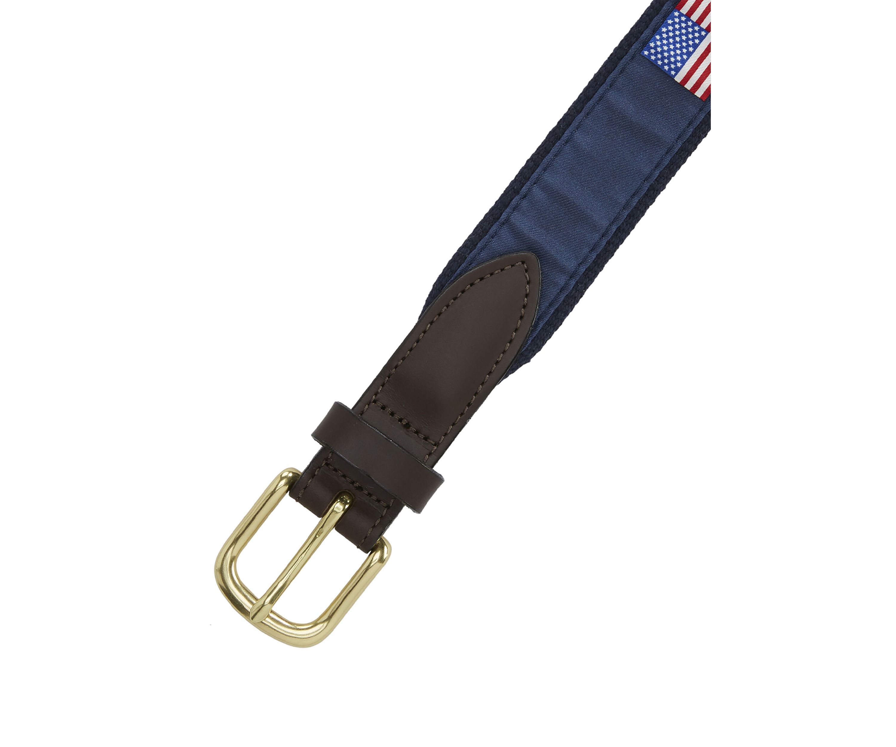 American Flags Canvas Club Belt