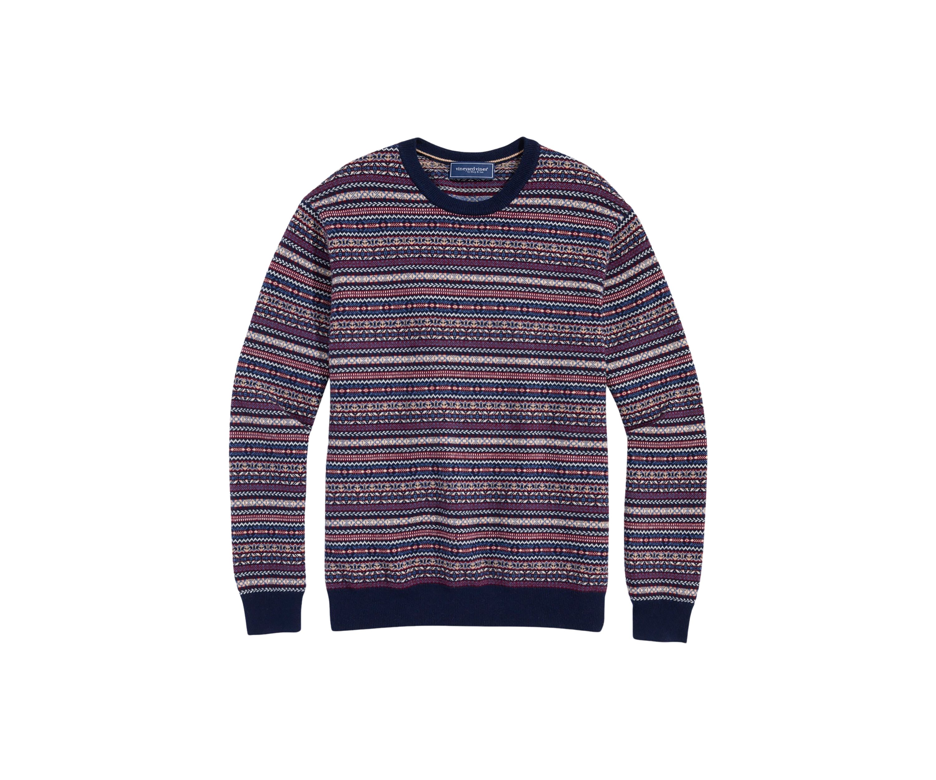 Wool Fair Isle Print Sweater 