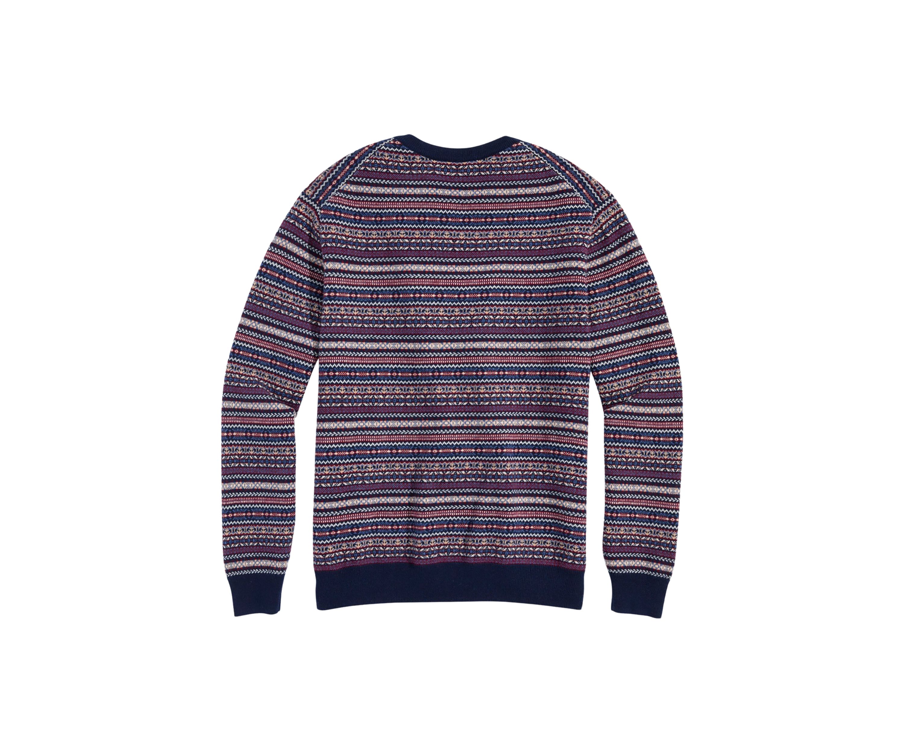 Wool Fair Isle Print Sweater 