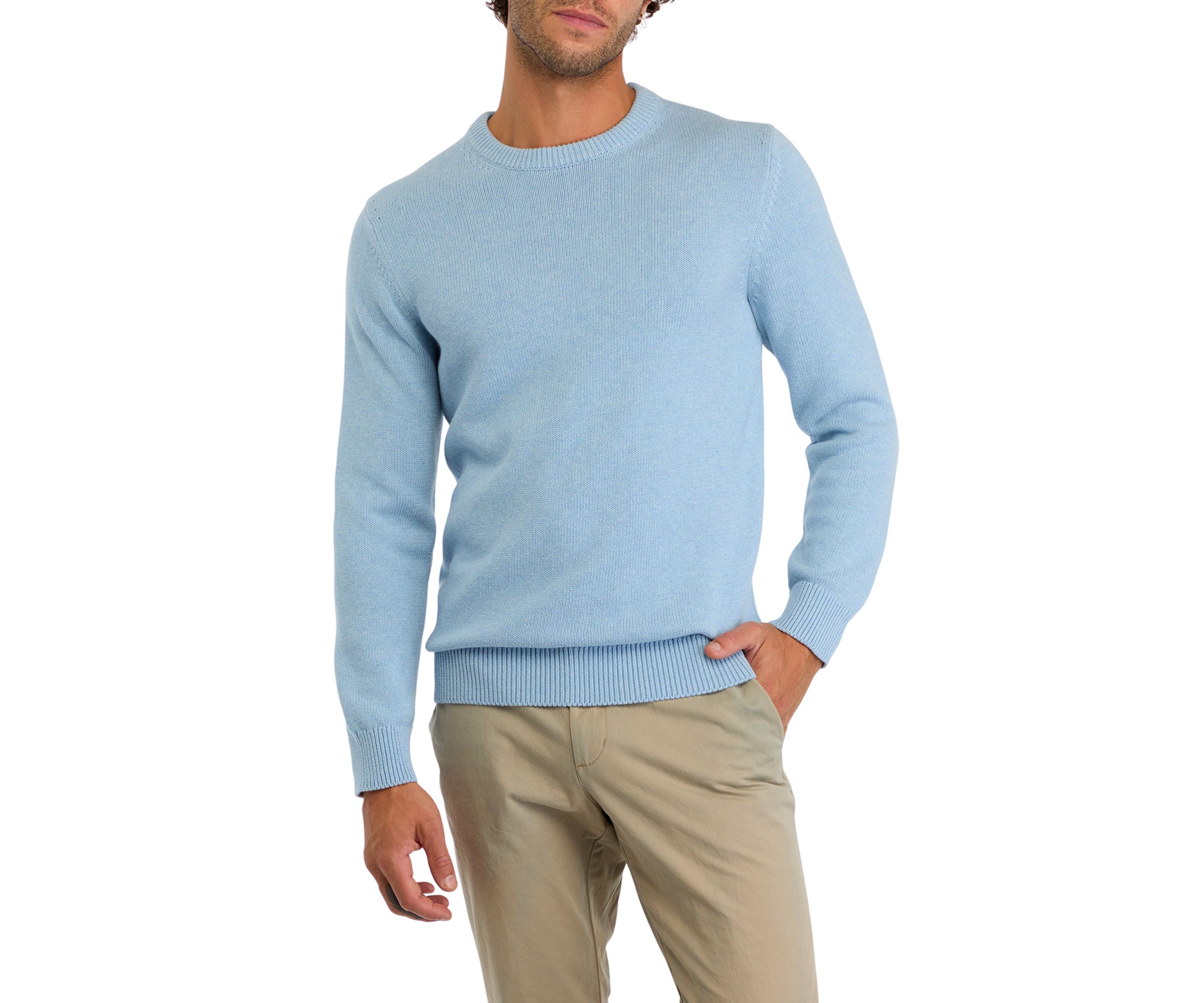 Mens Cotton Long Sleeve Sweater