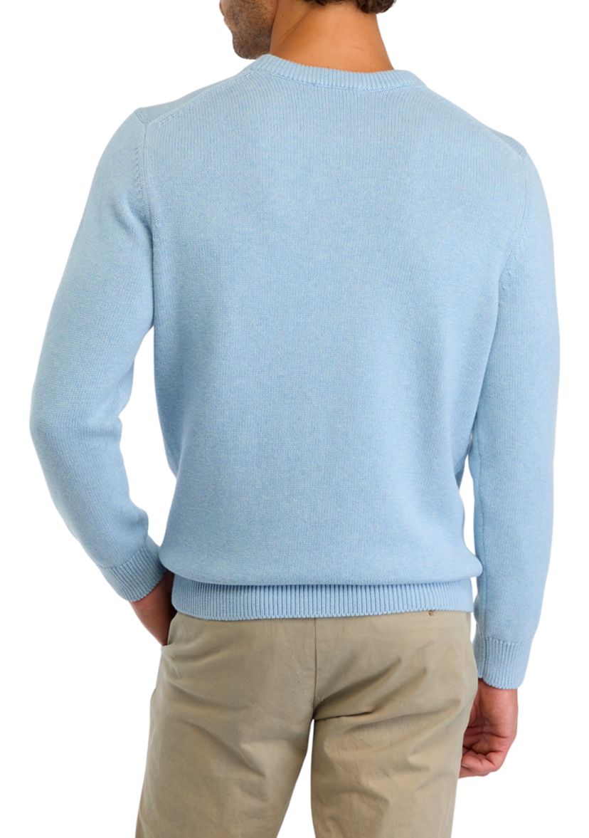 Mens Cotton Long Sleeve Sweater