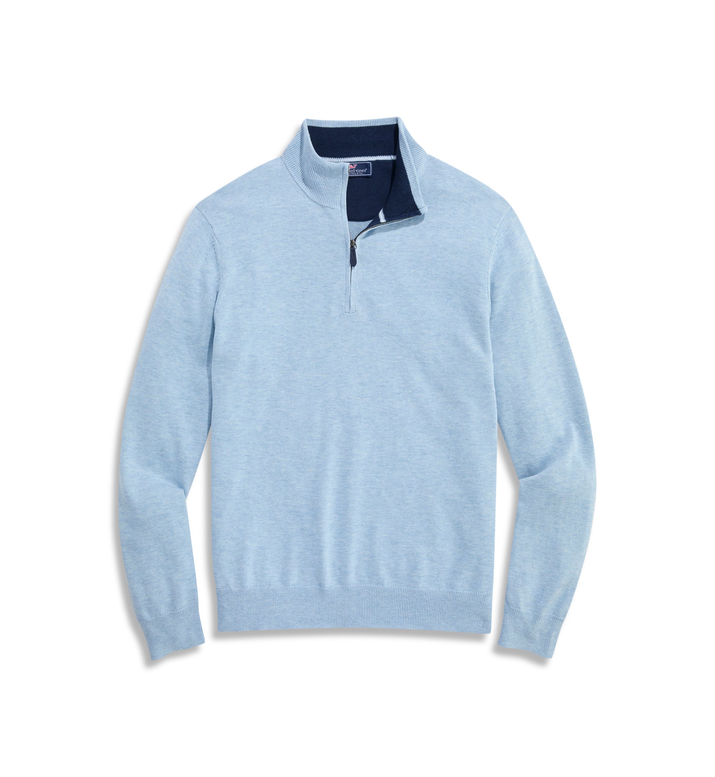 Boathouse Tipped Quarter-Zip Sweater 