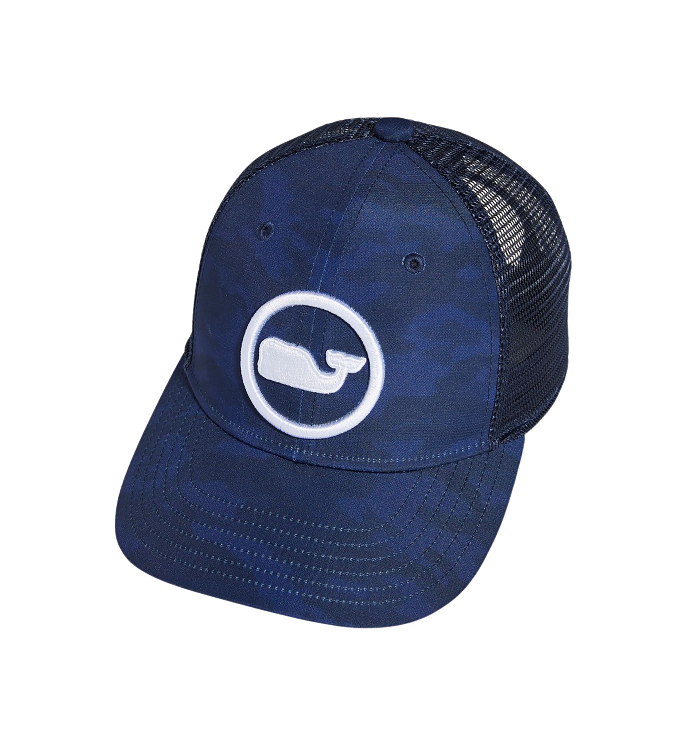 Camo Whale Dot Trucker Hat