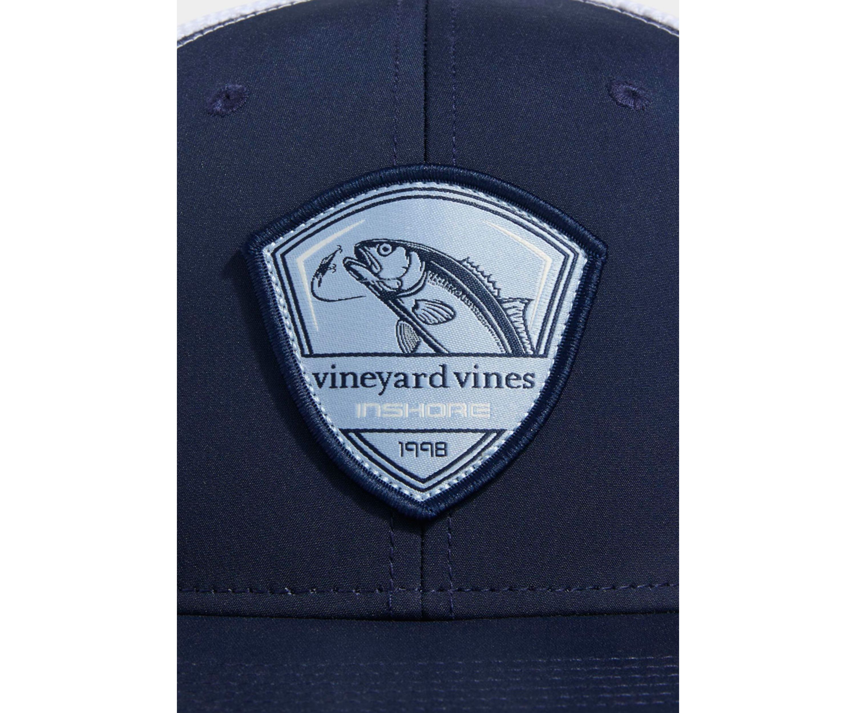 Fishing Patch Flat Brim Trucker Hat
