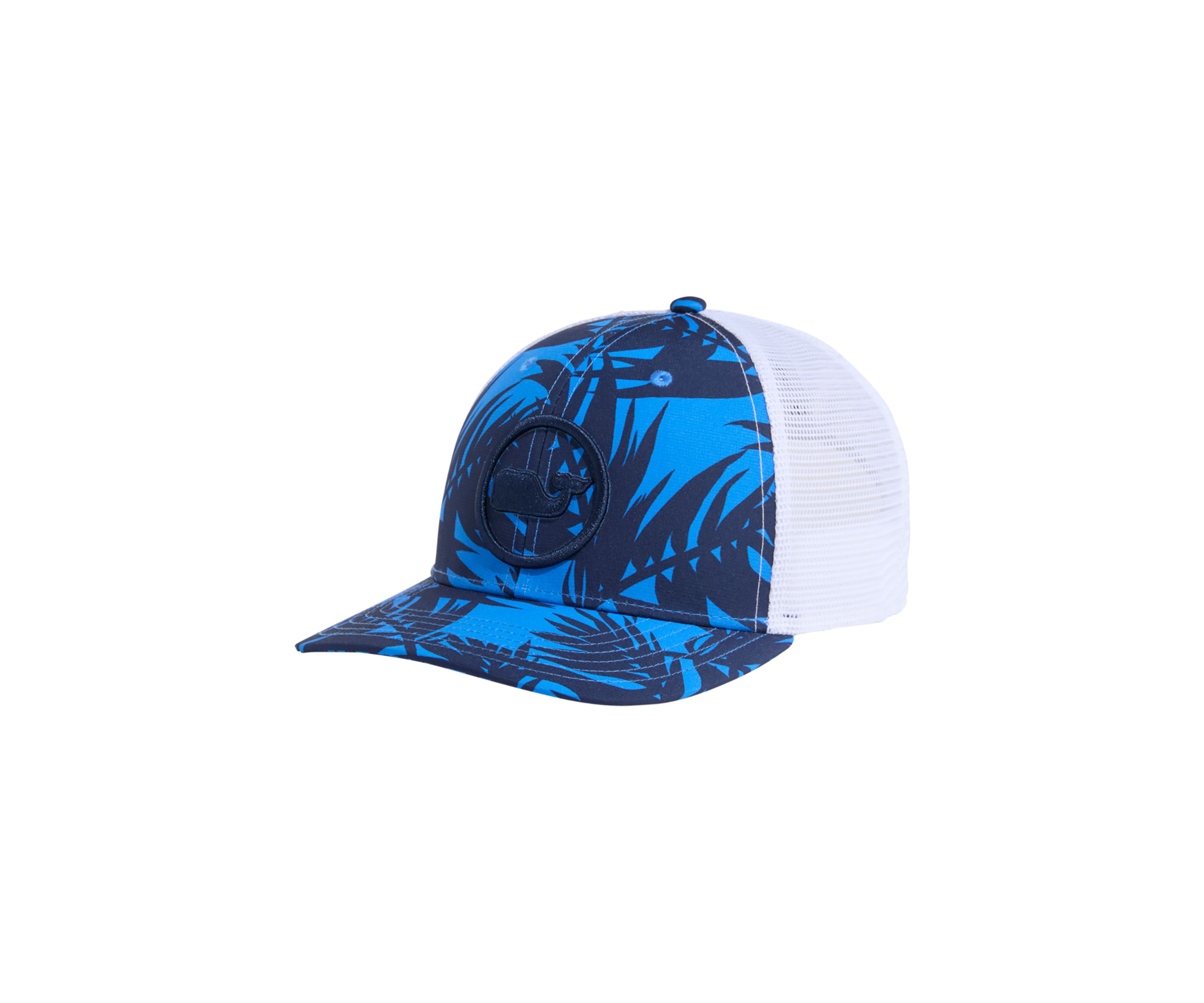Breezy Palm Chappy Whale Dot Trucker Hat