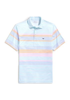 Belk Men's Sandy Cay Stripe Sankaty Polo Shirt