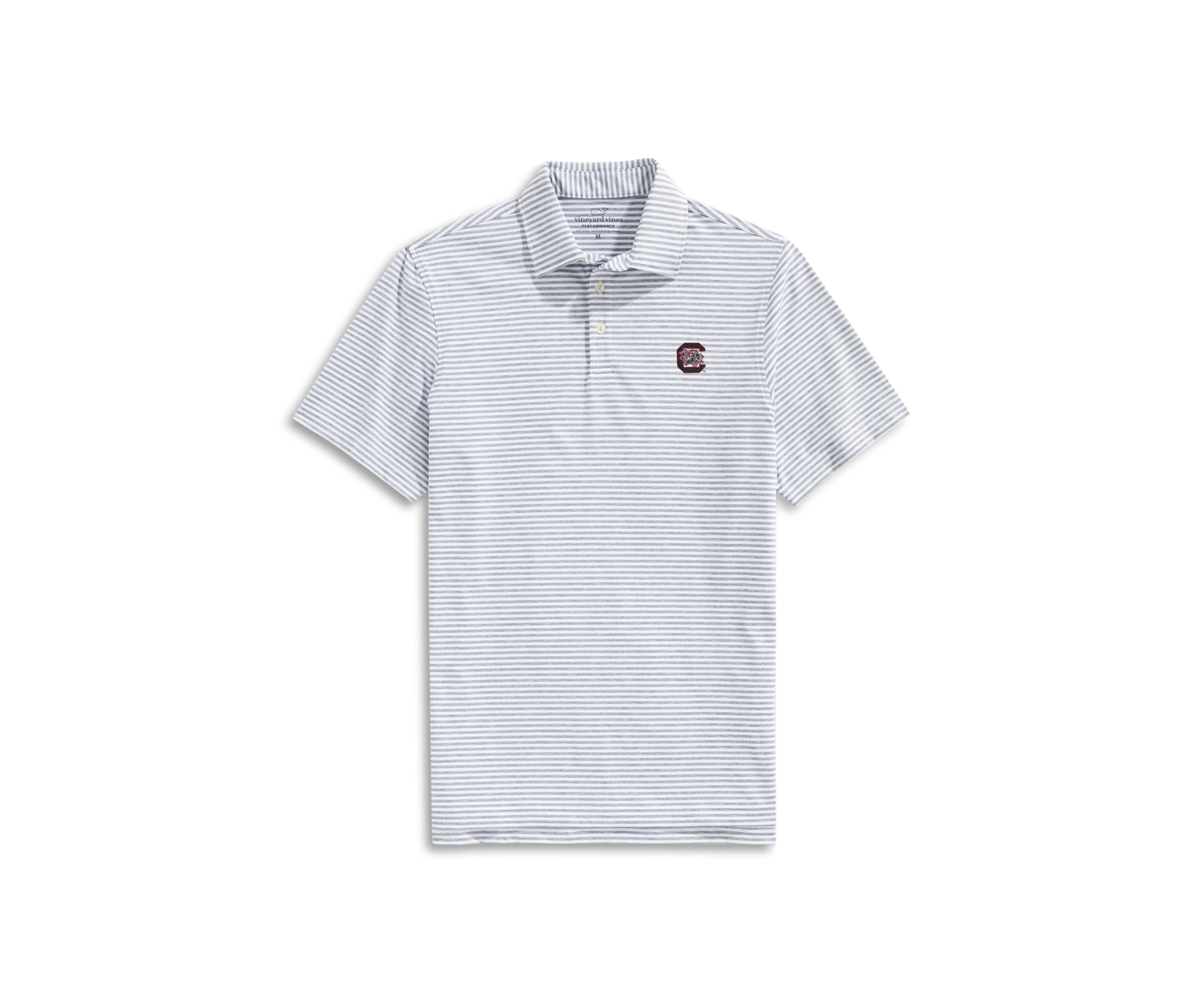 NCAA South Carolina Gamecocks Bradley Stripe Polo Shirt 