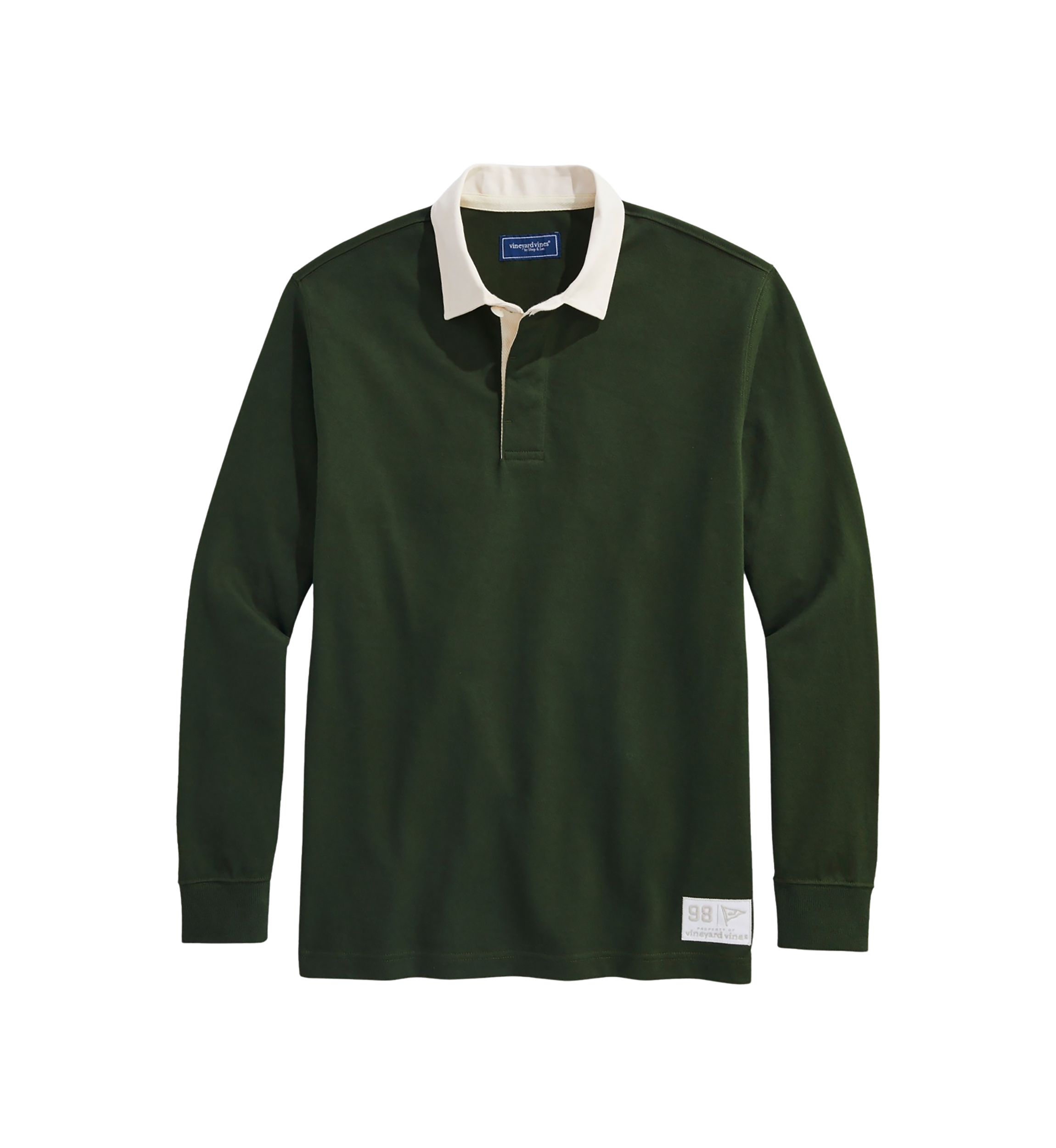 Mens Solid Rugby Shirt