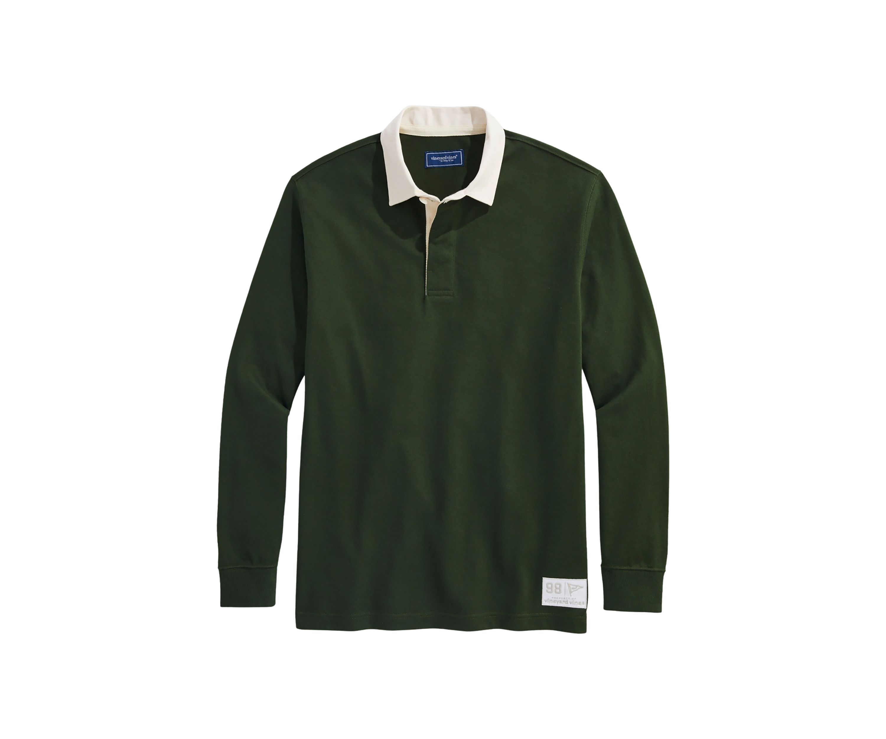 Mens Solid Rugby Shirt