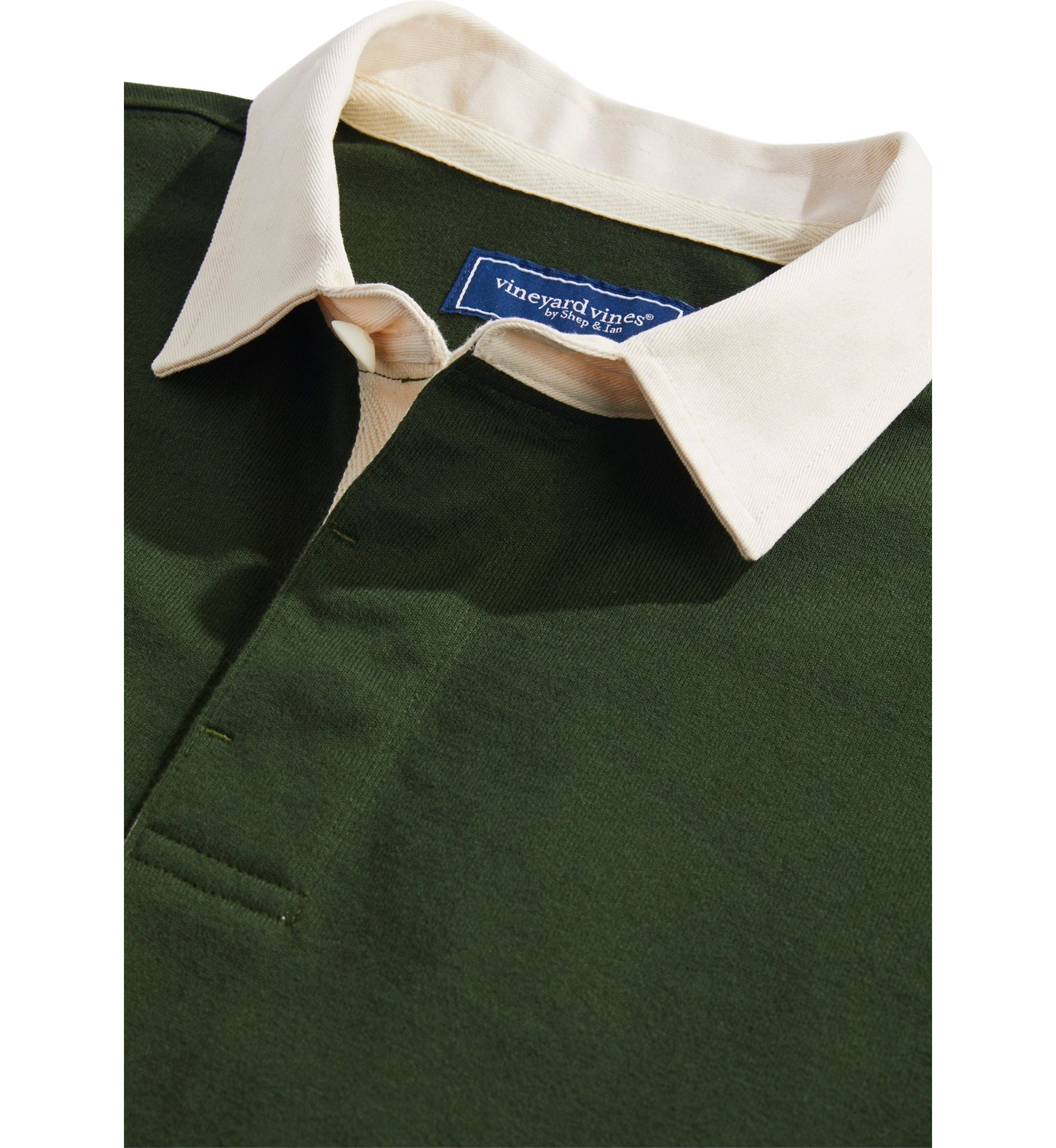 Mens Solid Rugby Shirt