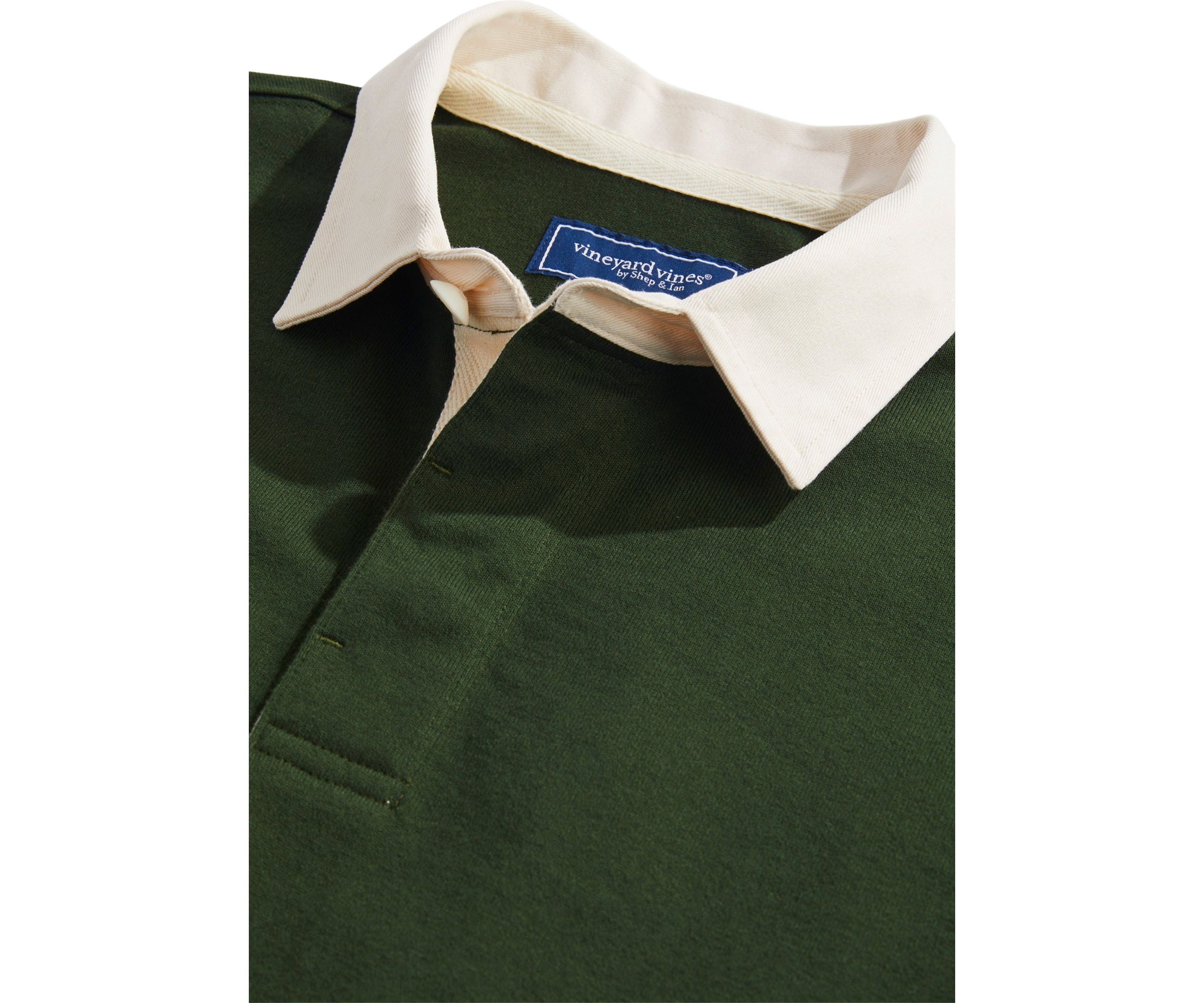 Mens Solid Rugby Shirt