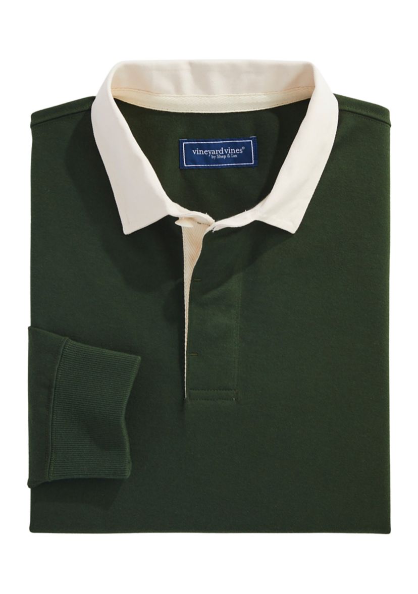 Mens Solid Rugby Shirt