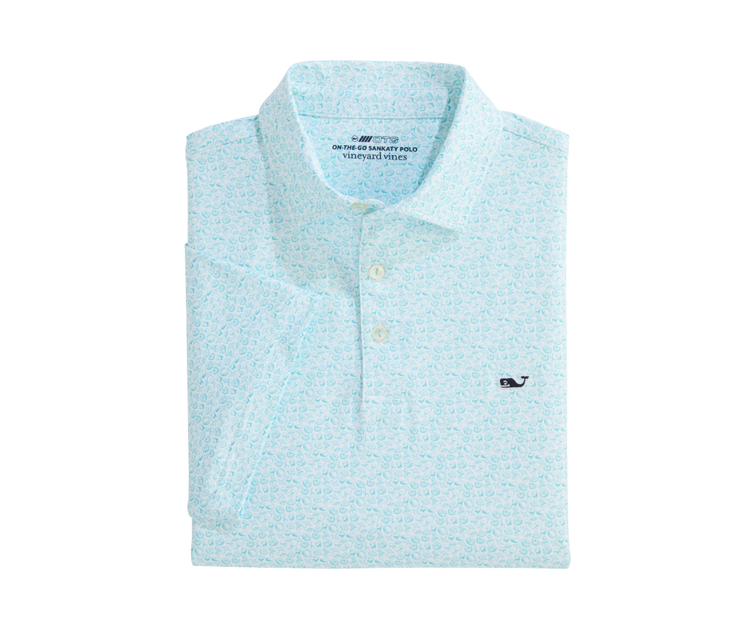 Mens Printed Sankaty Performance Polo Shirt
