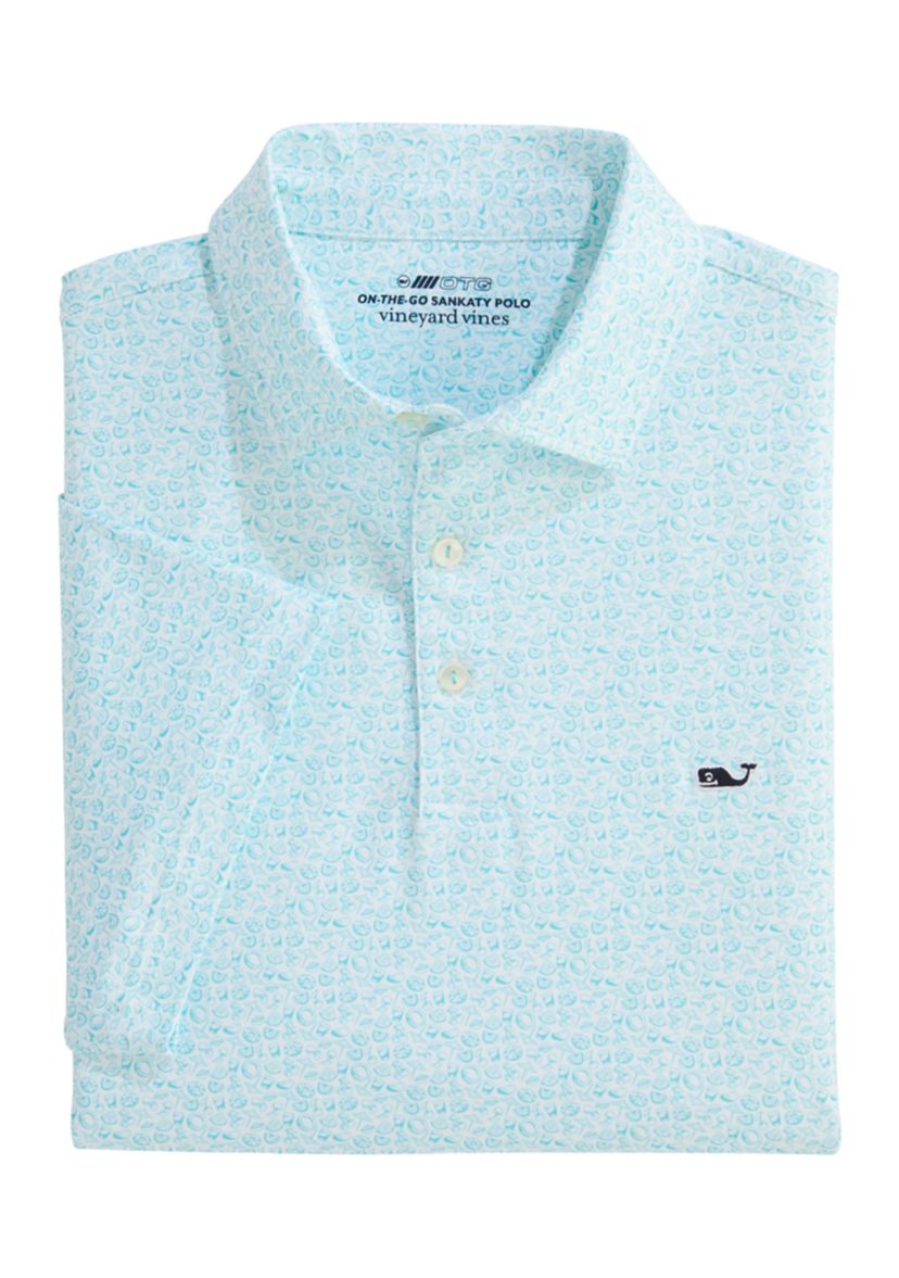 Mens Printed Sankaty Performance Polo Shirt