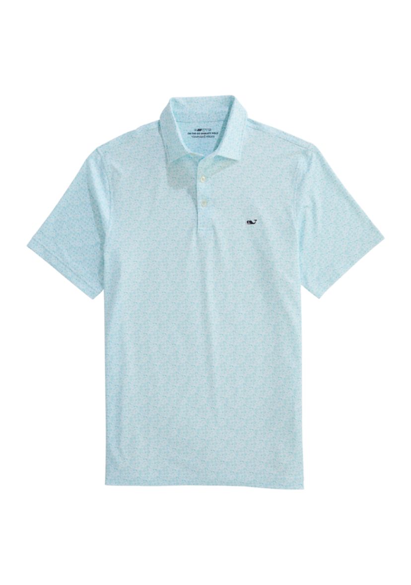 Mens Printed Sankaty Performance Polo Shirt