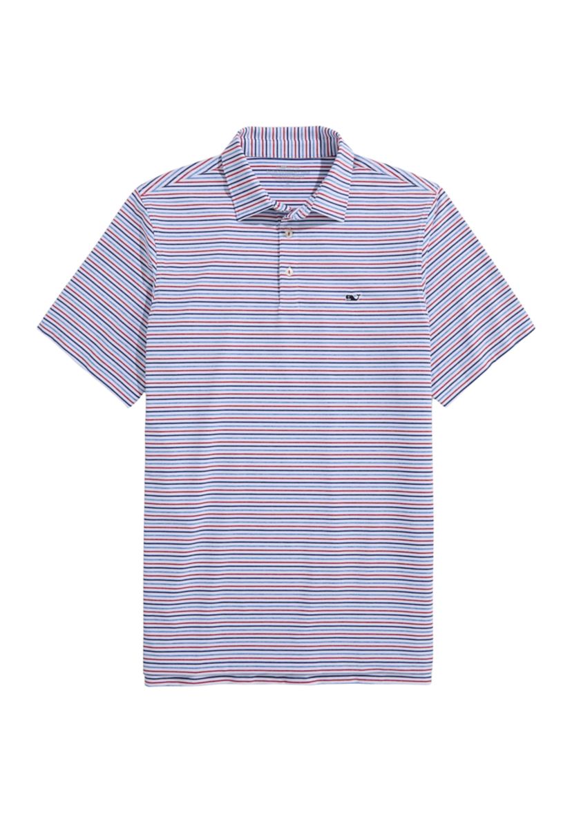 Mens Multi Bradley Stripe Sankaty Polo Shirt